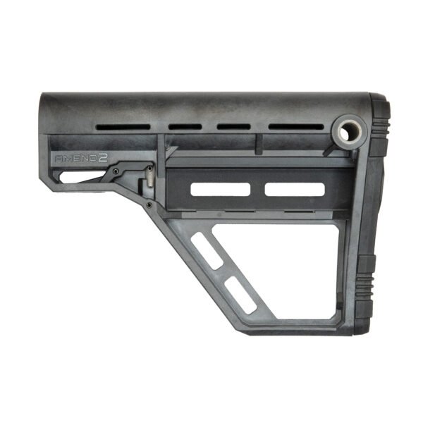 Amend2, Modular Stock, For AR-15 MilSpec Buffer Tube, M-LOK Compatible, Carbon Gray
