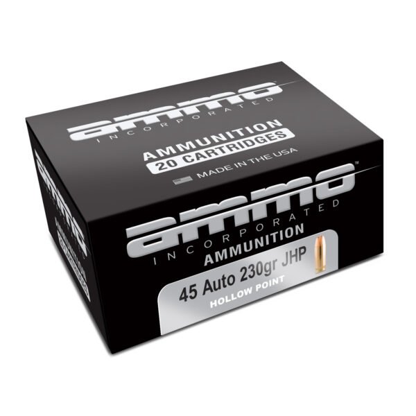 Ammo Inc, Signature, 45 ACP, 230 Grains, XTP Jacketed Hollow Point, 20 Round Box
