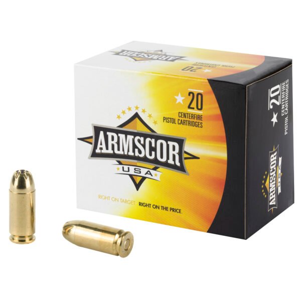 Armscor, 40 S&W, 180 Grain, Jacketed Hollow Point, 20 Round Box