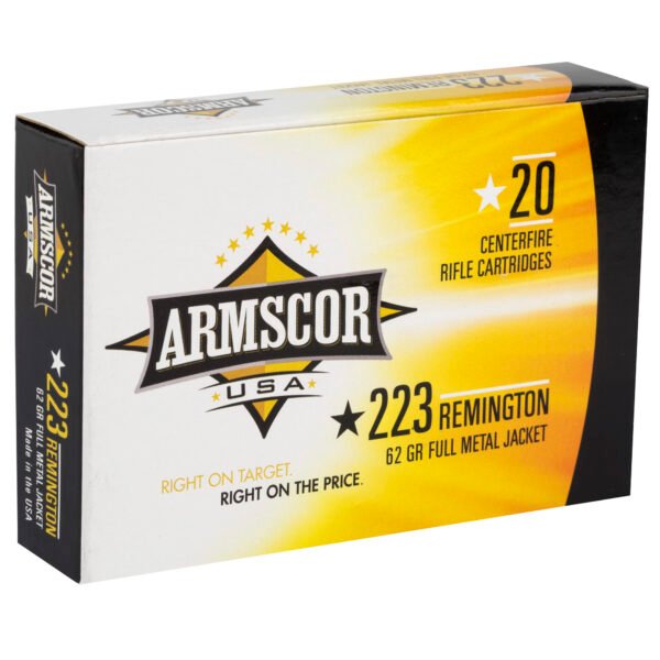 Armscor, 223 Remington, 62 Grain, Full Metal Jacket
