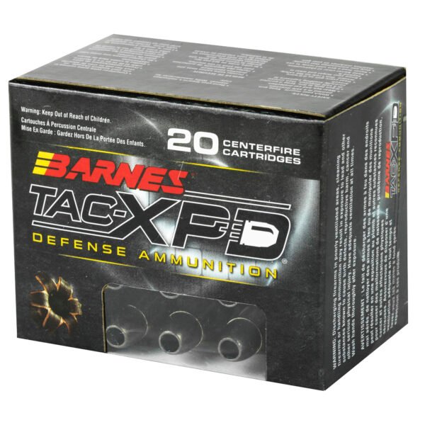 Barnes, TAC-XPD, 357 MAG, 125 Grain, TAC-XP, Hollow Point, Lead Free, 20 Round Box
