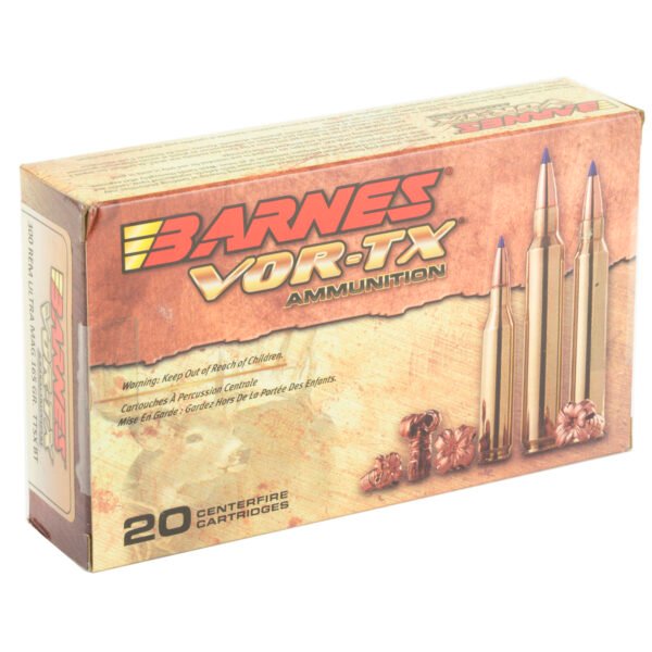 Barnes, VOR-TX, 300 Remington Ultra Magnum, 165Gr, Tipped Triple Shock X, Lead Free, 20