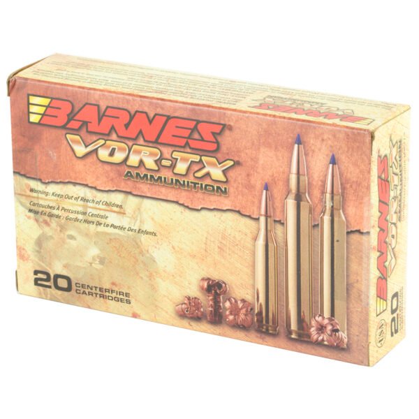 Barnes, VOR-TX, 300 Remington Ultra Magnum, 165Gr, Tipped Triple Shock X, Lead Free, 20