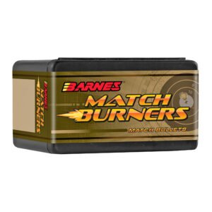Barnes, MATCH BURNER, .264 Diameter, 6.5MM, 145 Grain, Match Burner Boat Tail, 100 Count