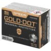 CCI23918GD_3_HR Speer Ammunition, Speer Gold Dot, 357 SIG, 125 Grain, Hollow Point