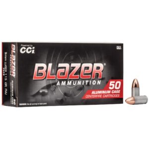 Blazer Ammunition, Blazer, 9mm, 115 Grain, Full Metal Jacket