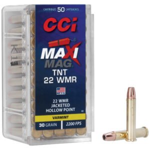 CCI Ammunition, TNT, 22WMR, 30 Grain, Jacketed Hollow Point