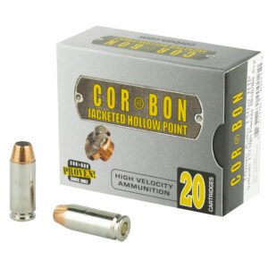 Corbon Ammo, Self Defense, 10MM, 150 Grain, Jacketed Hollow Point, 20 Round Box