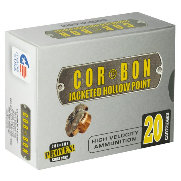 Corbon Ammo, Self Defense, 10MM, 150 Grain, Jacketed Hollow Point, 20 Round Box