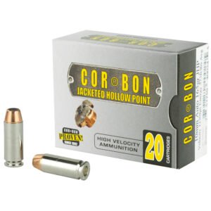 Corbon Ammo, Self Defense, 10MM, 165 Grain, Jacketed Hollow Point, 20 Round Box