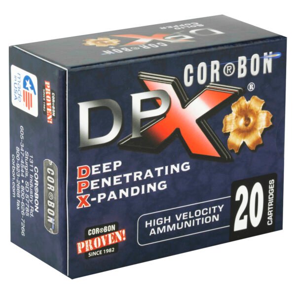 Corbon Ammo, Deep Penetrating X Bullet, 10MM, 155 Grain, Barnes X, 20 Round Box