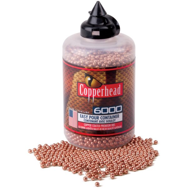 Crosman, Copperhead .177 BB, 6000 BB's Per Bottle, Plastic Bottle