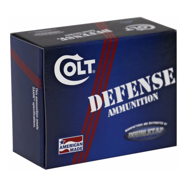 DoubleTap Ammunition, Colt Defense, 10MM, 180Gr, Jacketed Hollow Point, 20 Round Box