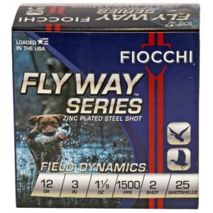 Fiocchi Ammunition, Flyway Steel, 12 Gauge, 3", #2, Steel Shot, Waterfowl