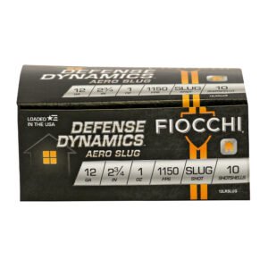 F12LRSLUG_1_HR Fiocchi Ammunition, Aero Slug, 12 Gauge 2.75", Slug, Low Recoil