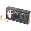 Fiocchi Ammunition, Centerfire Pistol, 380ACP, 95 Grain, Full Metal Jacket