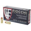 Fiocchi Ammunition, Centerfire Pistol, 40S&W, 165 Grain, Full Metal Jacket