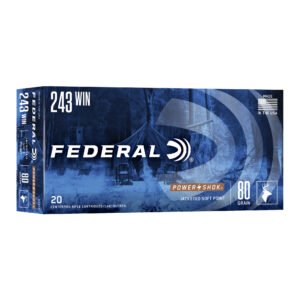 Federal, PowerShok, 243WIN, 80 Grain, Sierra