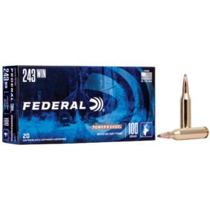 Federal, PowerShok, 243WIN, 100 Grain, Soft Point