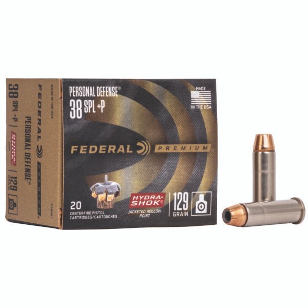 Federal, Hydra-Shok, 38 Special, 129 Grain, Hollow Point