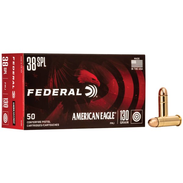 Federal, American Eagle, 38 Special, 130 Grain, Full Metal Jacket