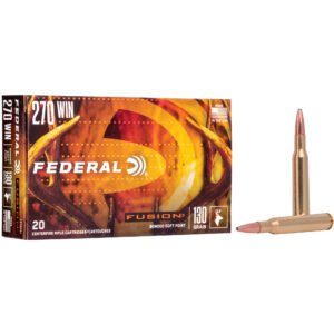Federal, Fusion, 270 WIN, 130 Grain, Boat Tail