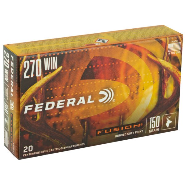 Federal, Fusion, 270 WIN, 150 Grain, Boat Tail