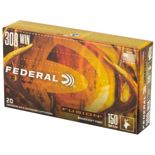 Federal, Fusion, 308 WIN, 150 Grain, Boat Tail