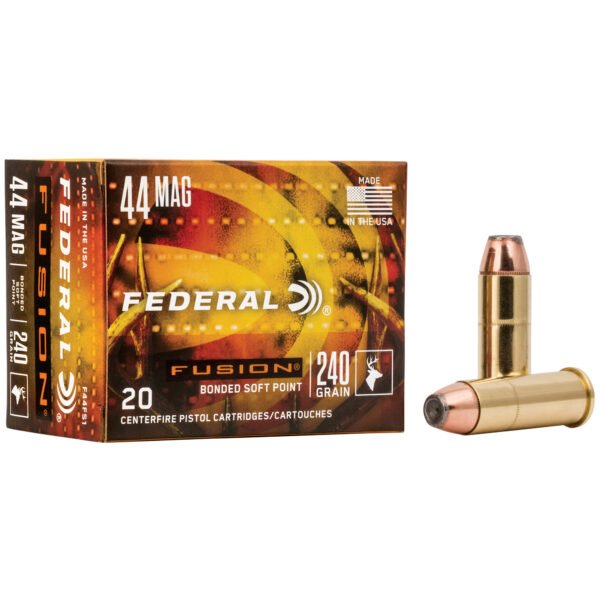 Federal, Fusion, 44MAG, 240 Grain, Hollow Point