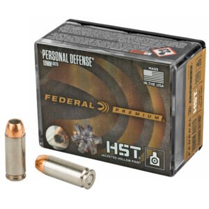 Federal, Premium Personal Defense HST, 10MM, 200 Grain, Hollow Point, 20 Round Box