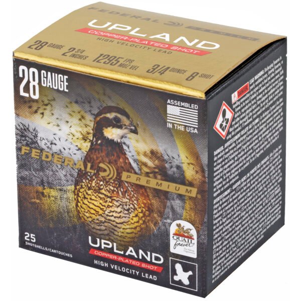 Federal, Shotshell, 28 Gauge 2.75", #8, 3/4 oz, 25 Round Box