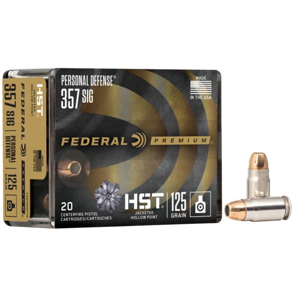 Federal, Premium, 357 SIG, 125 Grain, Jacketed Hollow Point