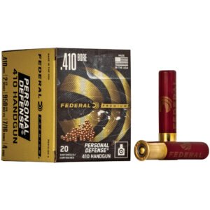 Federal, Personal Defense, 410 Gauge, 2.5", #4 Shot, 20 Round Box