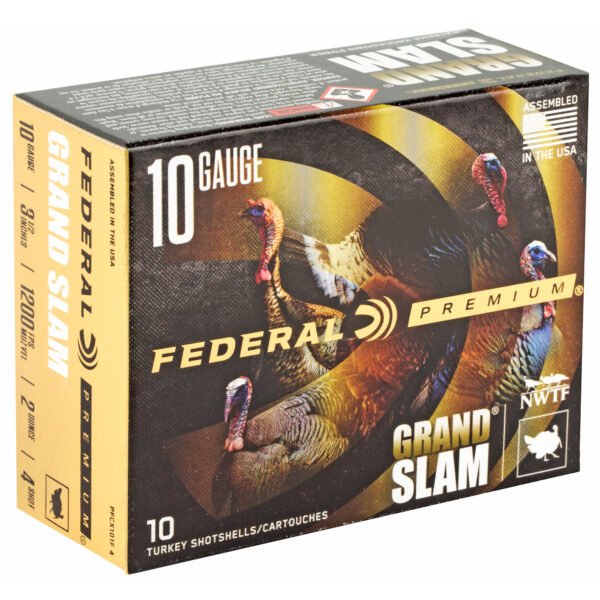 Federal, Grand Slam, 10 Gauge 3.5", #4, 2oz, 10 Round Box
