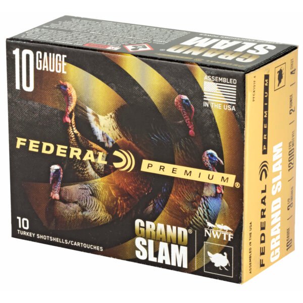 Federal, Grand Slam, 10 Gauge 3.5", #4, 2oz, 10 Round Box