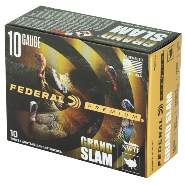 Federal, Grand Slam, 10 Gauge, 3.5", #5 Shot, 2oz, 10 Round Box