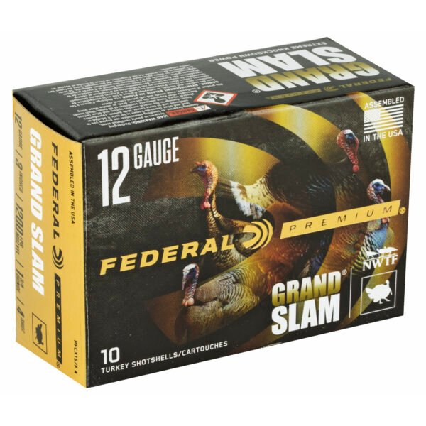 Federal, Grand Slam, 12 Gauge, 3", #4, 1.75oz, Flight Control