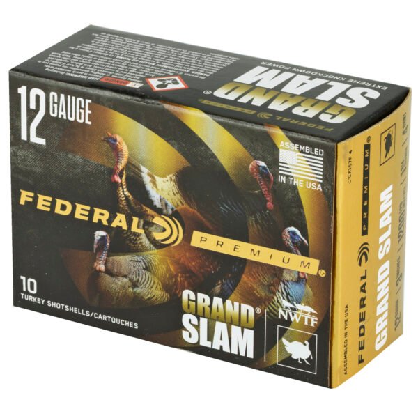 Federal, Grand Slam, 12 Gauge, 3", #4, 1.75oz, Flight Control