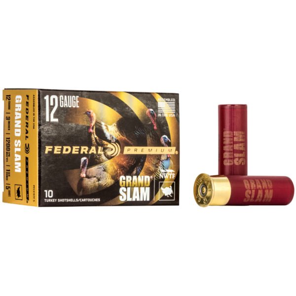 Federal, Grand Slam, 12 Gauge, 3", #5, 1.75oz, Shotshell, Flight Control