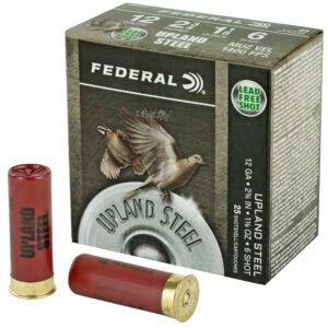 Federal, Field & Range Steel, Lead Free, 12 Gauge, 2.75", #6, 1 1/8 oz, Steel Shot