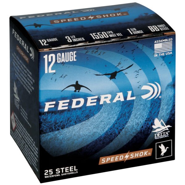 Federal, Speed-Shok, Lead Free, 12 Gauge 3.5", #BB, 1 3/8 oz, Steel Shot
