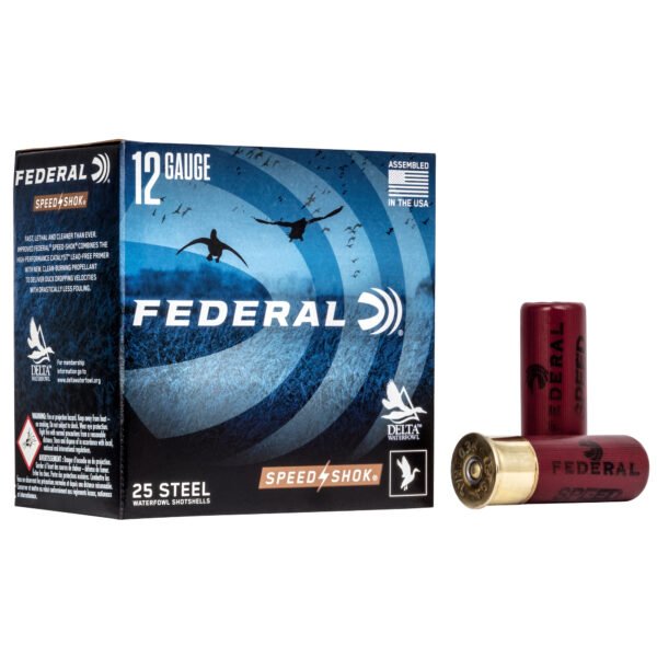 Federal, Speed-Shok, Lead Free, 12 Gauge 2.75", #4, 1 1/8 oz, Steel Shot