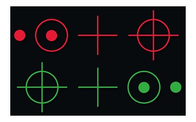 Firefield, Multi Red & Green Reflex Sight, Black, Red/Green- 4 Reticle Options