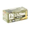 FN America, Gunner, Target Ammunition, 5.7X28mm, 40 Grain, Full Metal Jacket