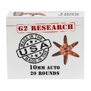 G2 Research, Civic Duty, 10MM, 122 Grain, Lead Free, 20 Round Box