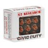 G2 Research, Civic Duty, 10MM, 122 Grain, Lead Free, 20 Round Box