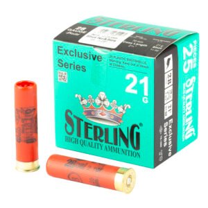 Sterling, Exclusive Series, 28 Gauge 2.75", #8, 21 Grain, 3/4 oz, Shot, 25 Round Box