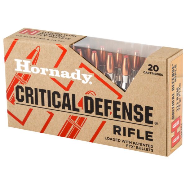 Hornady, Critical Defense Rifle, 223 Remington, 73Grain, FlexTip