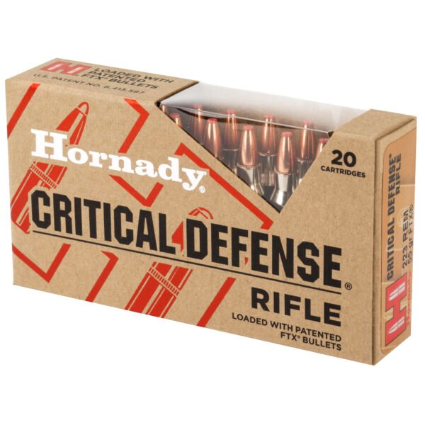 Hornady, Critical Defense Rifle, 223 Remington, 55 Grain, FlexTip