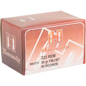 Hornady, Custom, 223 Remington, 55 Grain, Full Metal Jacket